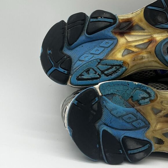 Asics GT-2170 Mens Size 10 Gray/Blue Mesh Athletic Running Shoes Sneakers BEATER - Picture 9 of 15